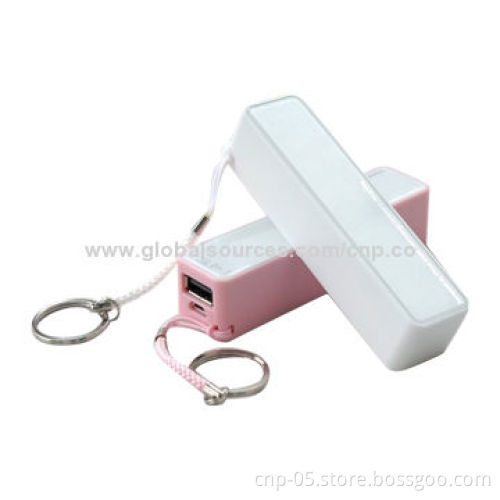 Practical and Convenient 2,200mAh Portable Power Banks for iPod, iPhone, Sized 97 x 22 x 25mm
